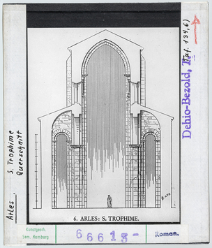 Vorschaubild Arles: St. Trophime, Querschnitt 